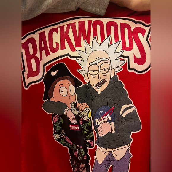 Backwoods rick and morty hoodie - Picture 2 of 2